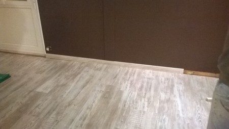 Pose de parquet flottant